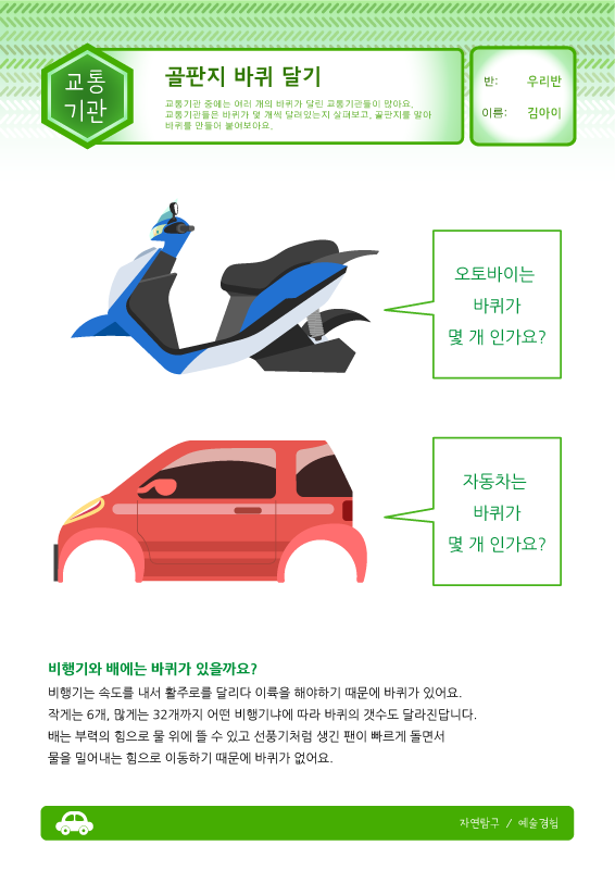 골판지 바퀴 달기