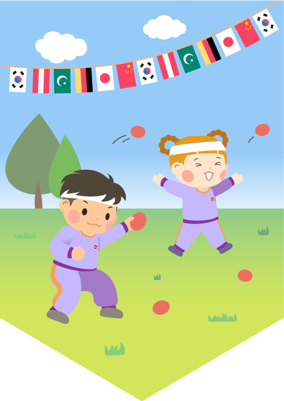 운동회 박 터뜨리기 가랜드